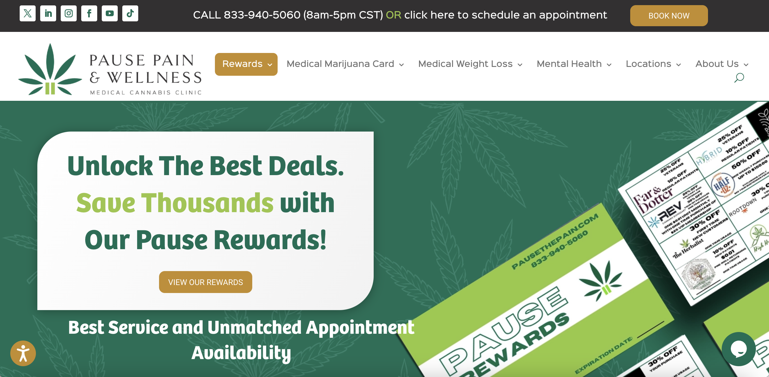 Medical Marijuana Card Clinic Website