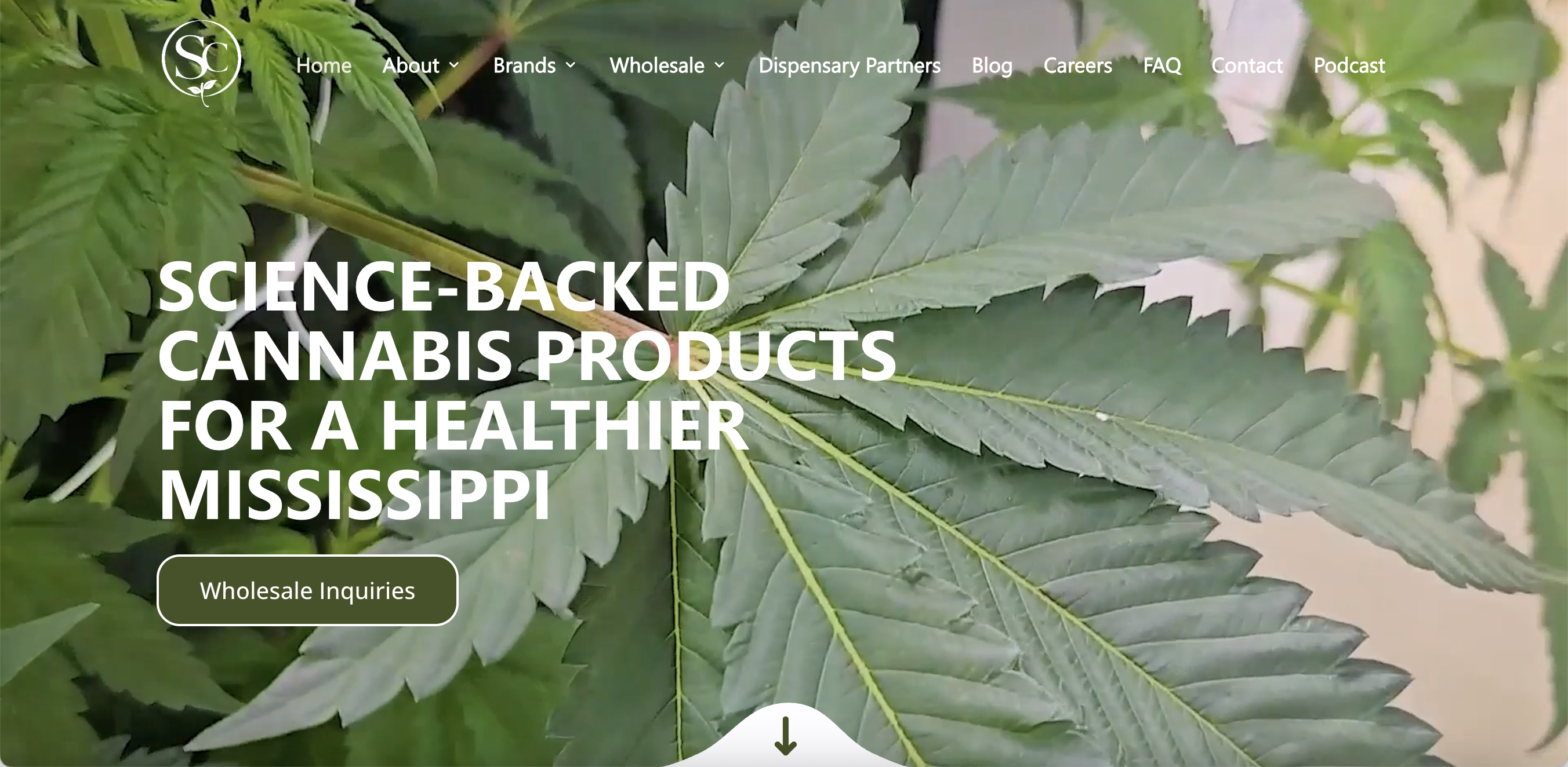 Southern Crop cannabis cultivator website